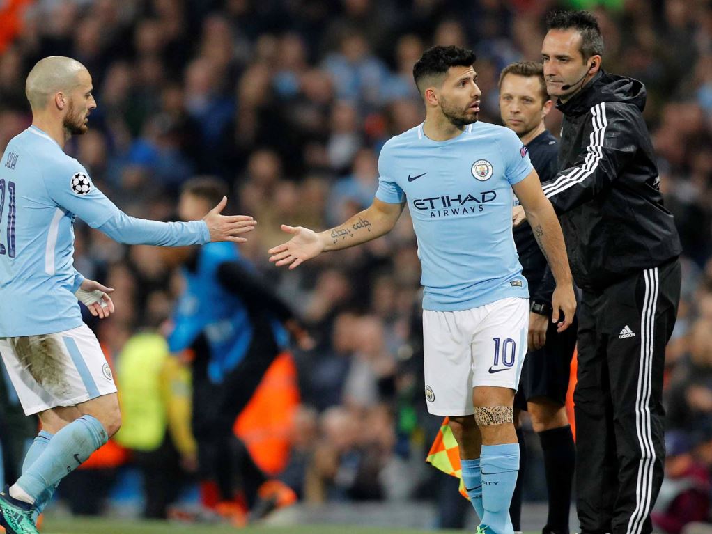 Sergio Aguero n'a joué que 24 minutes contre Liverpool