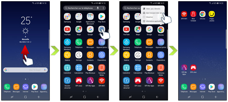 Comment gérer les applications sur votre Samsung Galaxy S8
