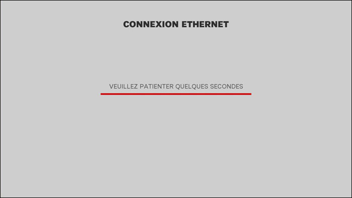 Si j’ai choisi une connexion Ethernet