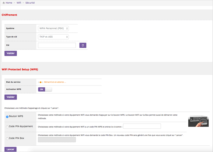 Gerer Sa Connexion Wifi Via L Interface Web Sfr