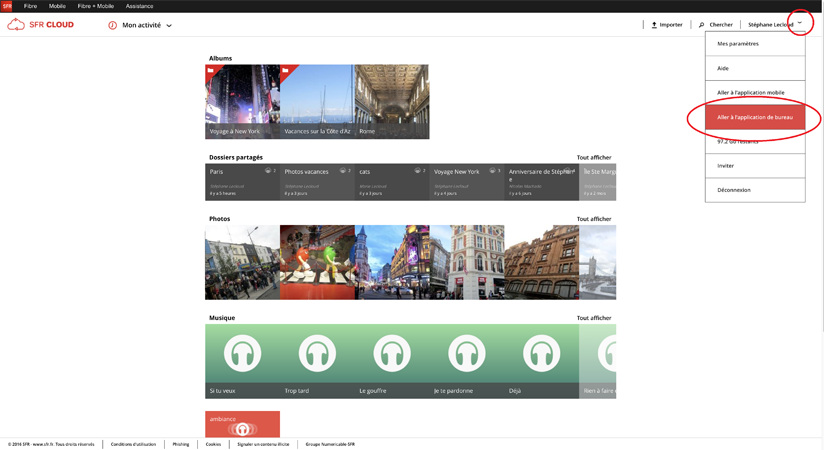 Comment Installer Une Application Sur Une Box Sfr Fibre SFR Cloud : comment installer et se connecter sur PC et MAC ou sur le Web