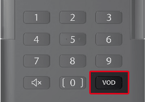 Visuel emplacement du bouton VOD