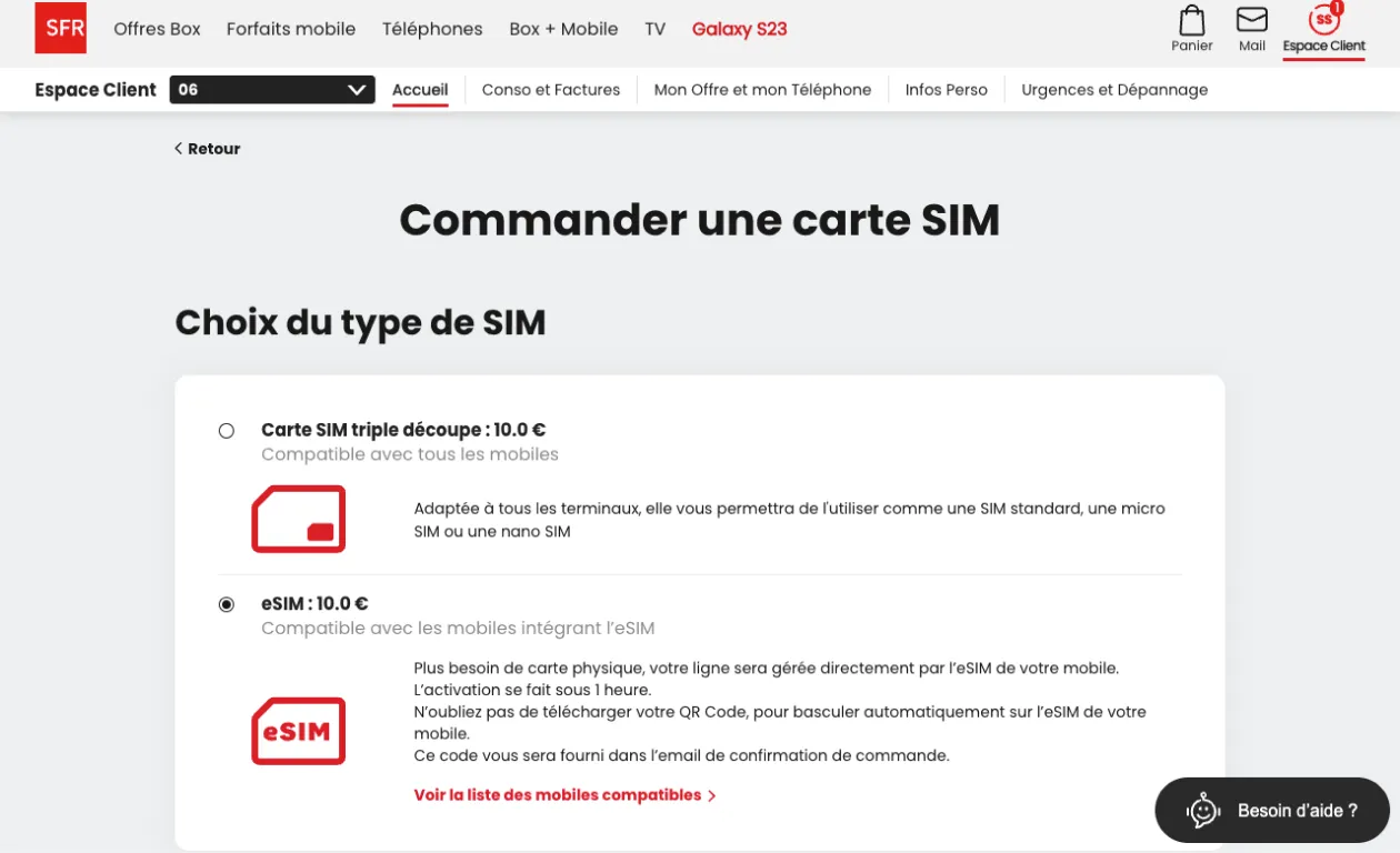 Carte SIM SFR : comment commander une nouvelle carte SIM chez SFR ?
