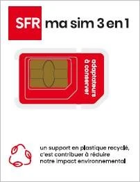 visuel présentant une carte SIM 5G+