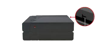 emplacement pour insérer une carte micro sd dans le Décodeur Plus