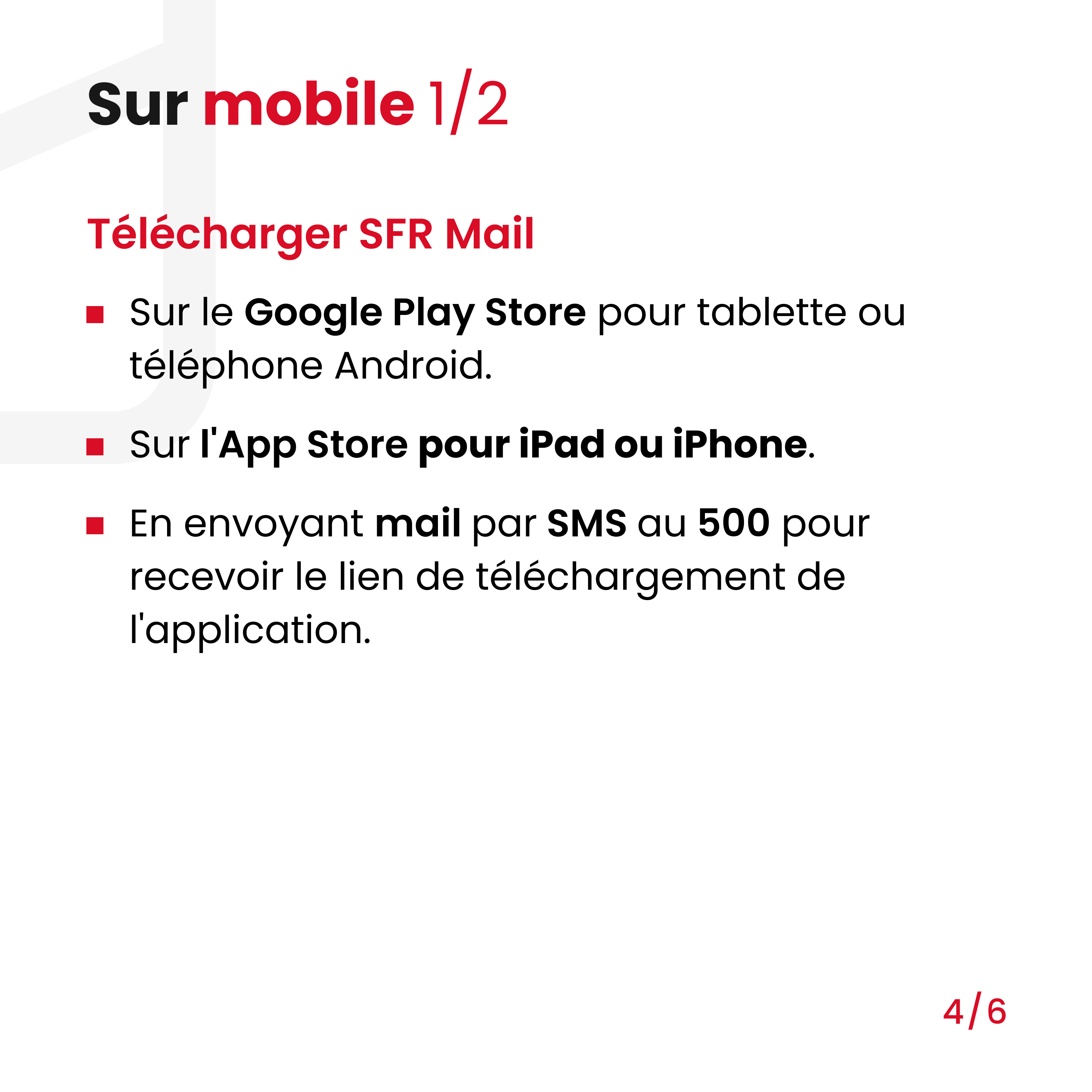 Se connecter à une boîte mail SFR