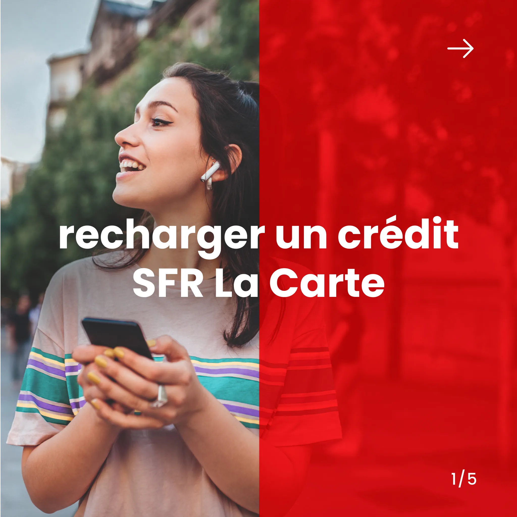  recharger un crédit SFR La Carte