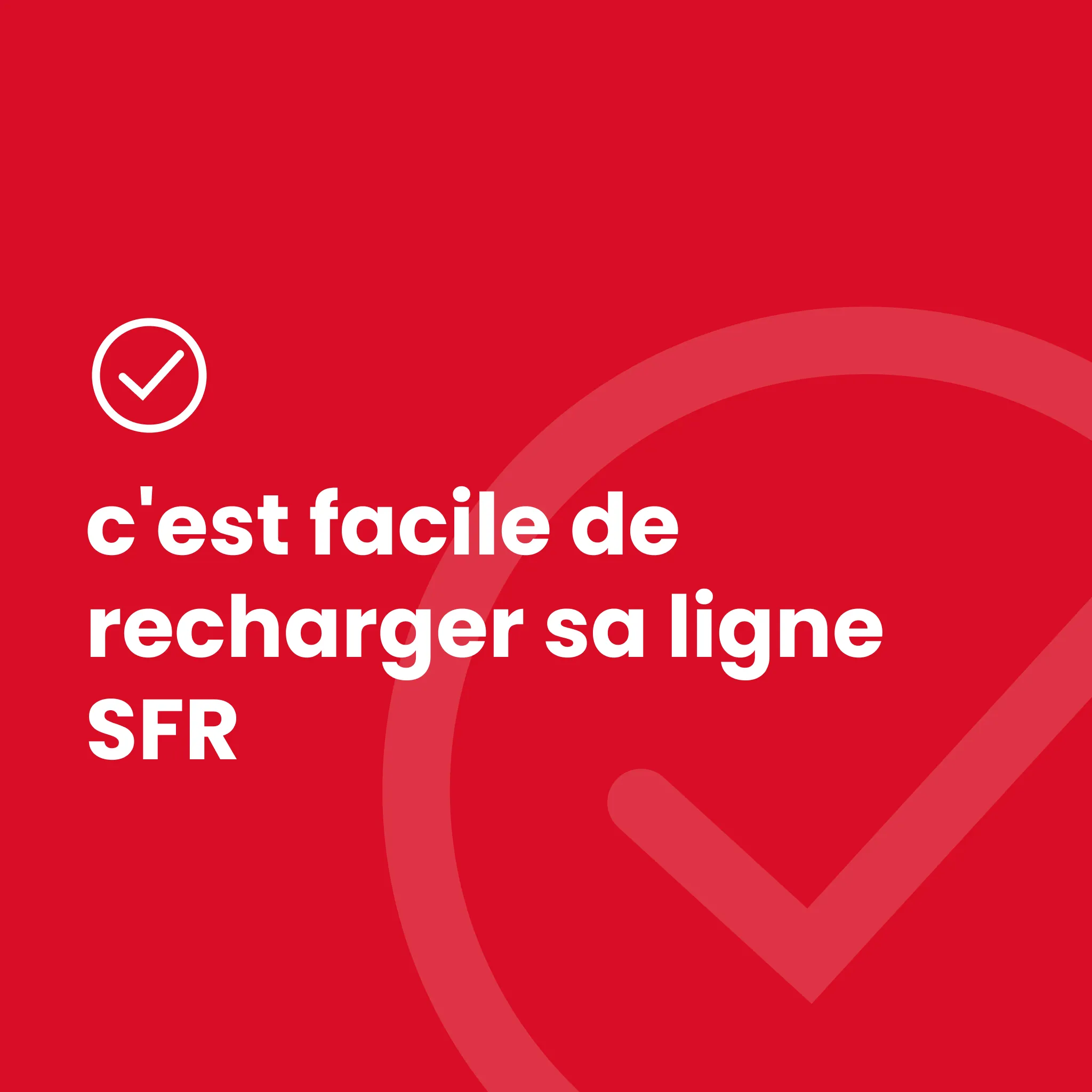 Recharge SFR La Carte Illimitée 19,99€ - Click and Recharge