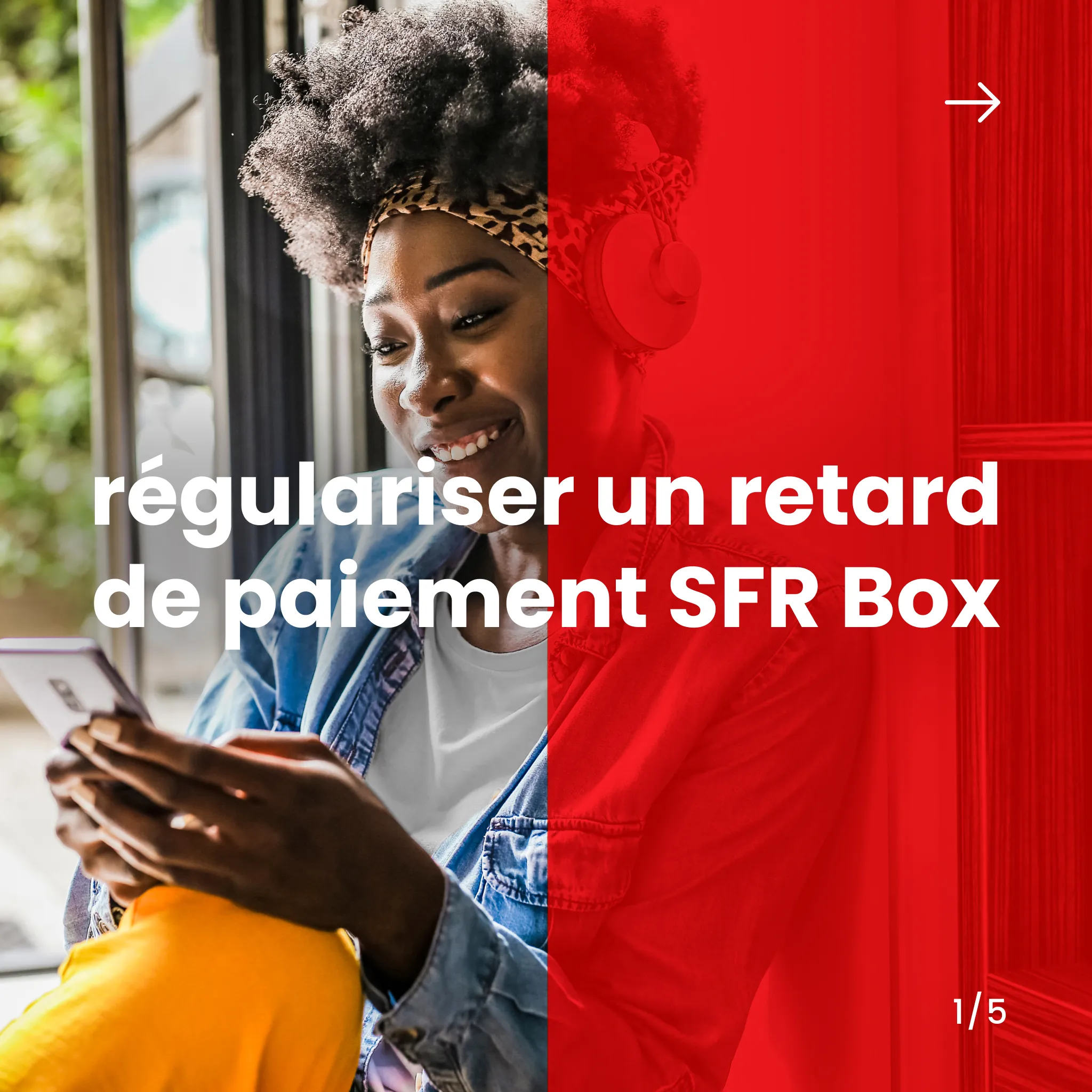régulariser un retard de paiement SFR Box