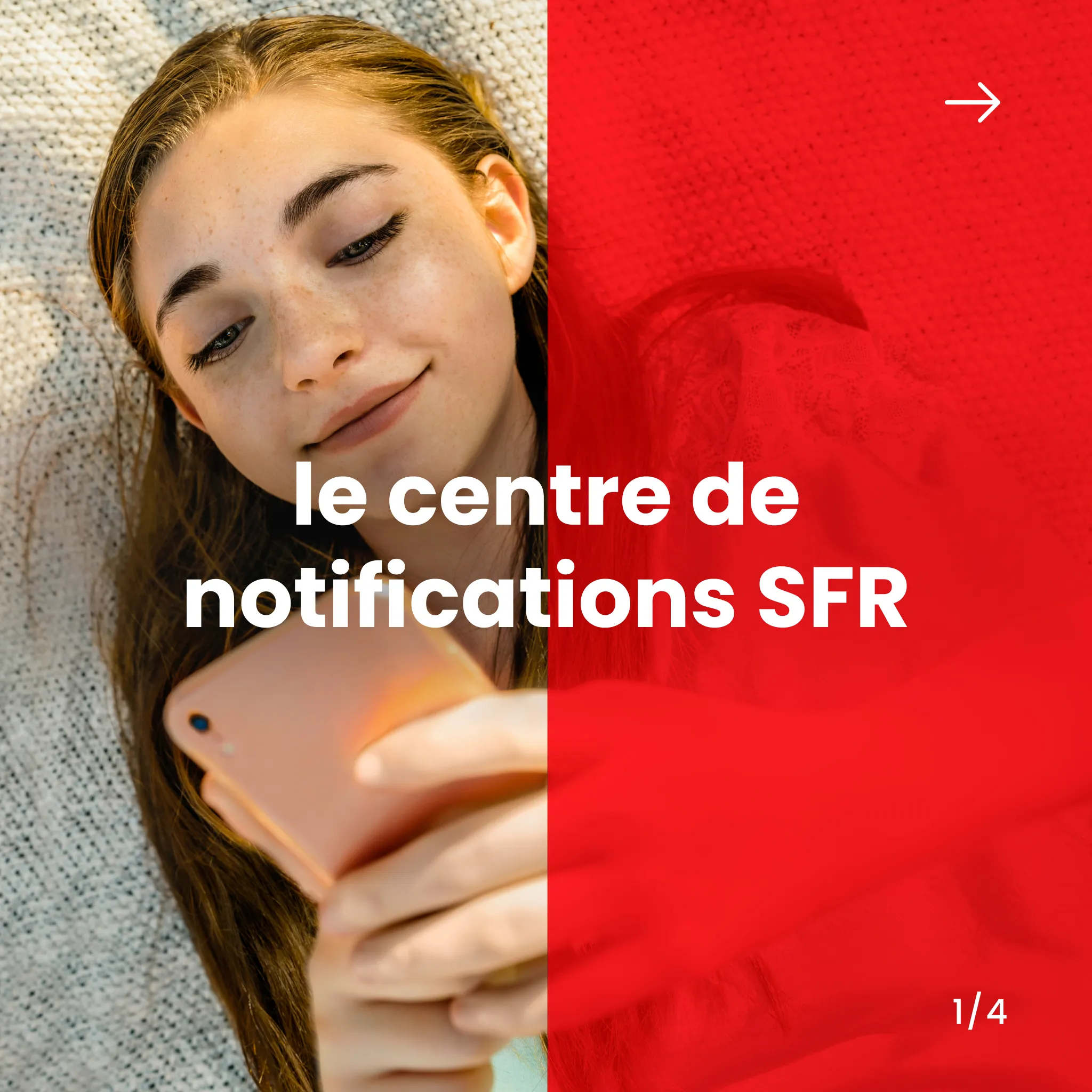 le centre de notifications SFR