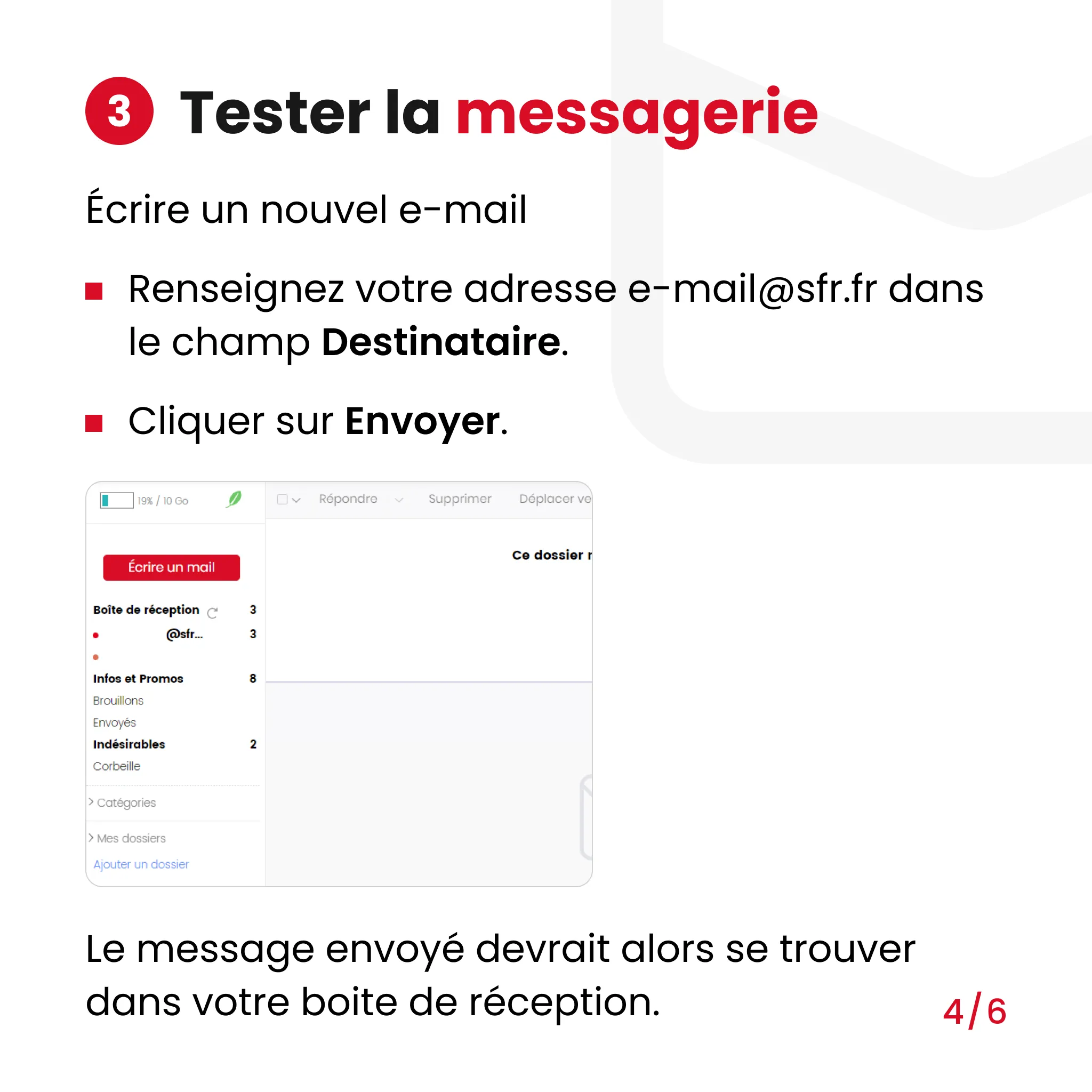 Tester la messagerie