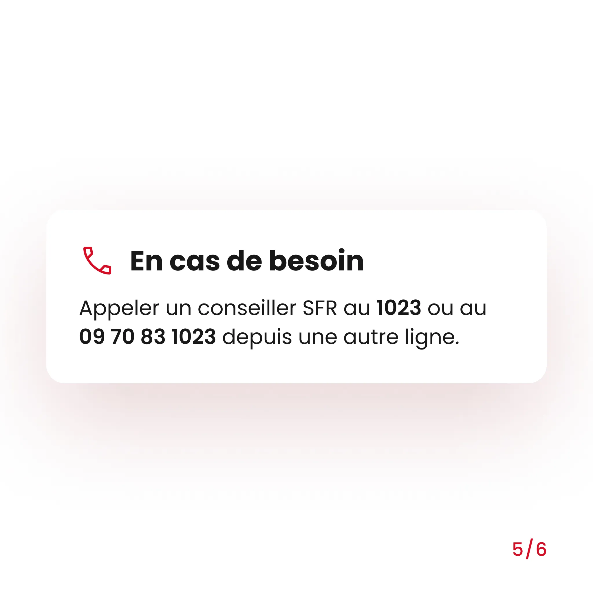 numero en cas de besoin 09 70 83 10 23