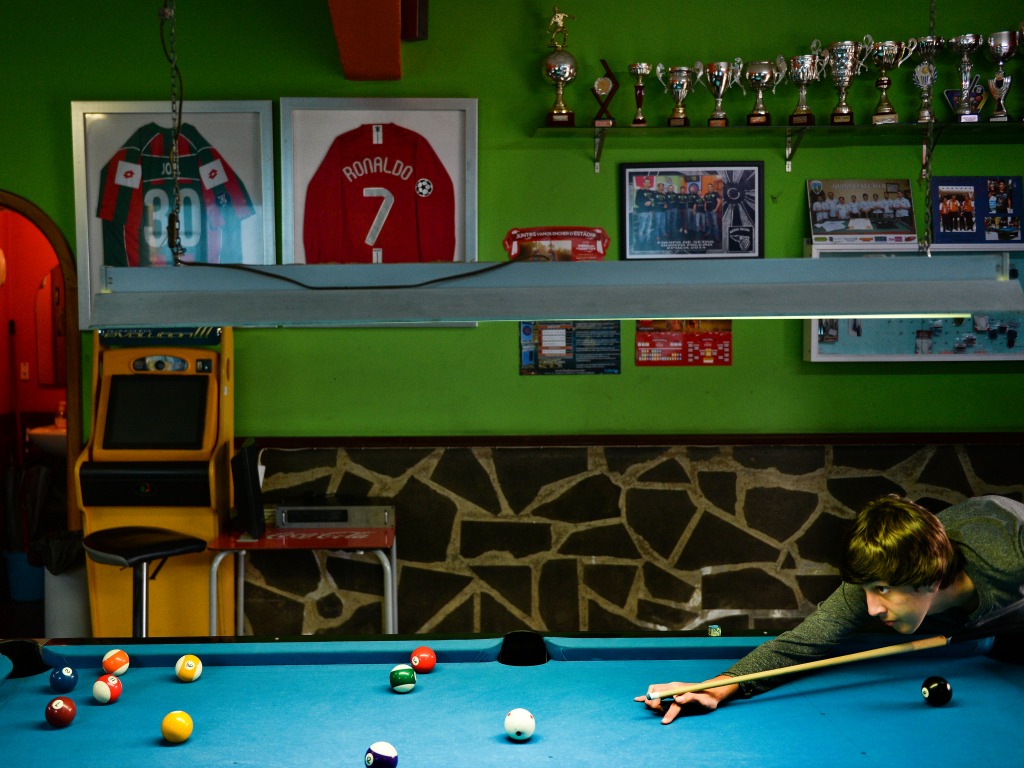 Un bar de Quinta do Falcao, le lotissement d'enfance de CR7