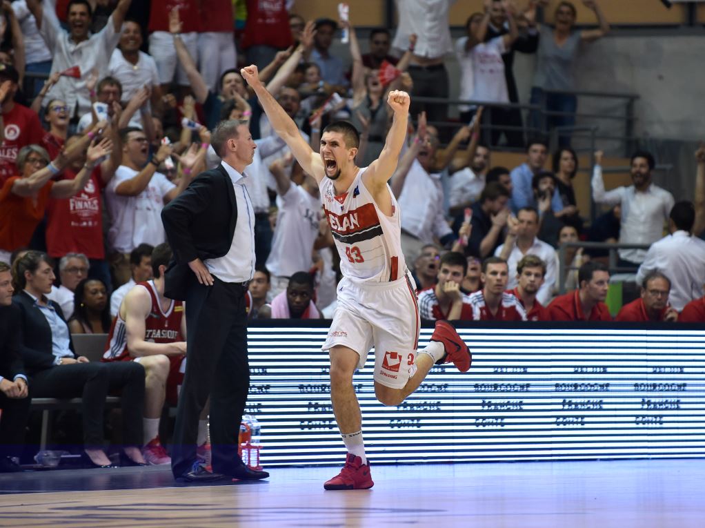 Axel Bouteille (Chalon) lors du match 5 de la finale 2017