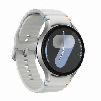 Samsung Galaxy Watch7 boitier Argent et bracelet Gris