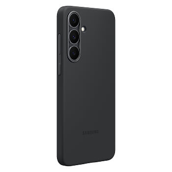 Coque en silicone noir pour Samsung Galaxy S25 FE