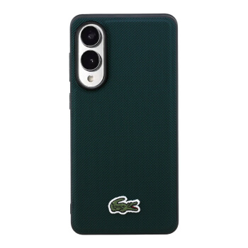 Coque Petit Piqué Lacoste pour Samsung Galaxy S25 Edge sinople