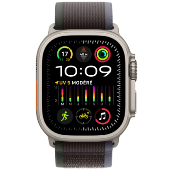 Apple Watch Ultra 2 Trail boitier Titane et bracelet Noir