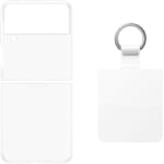 SFR-Coque transparente avec anneau pour Samsung Galaxy Z Flip5