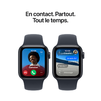 Apple Watch SE 3 - Bracelet Sport boitier Lumière stellaire et bracelet Sable