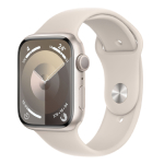 SFR-Apple Watch Series 9 GPS 45mm Aluminium Lumière Stellaire avec Bracelet Sport Lumière Stellaire (M/L)