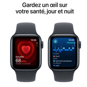 Watch SE boitier Minuit et bracelet Minuit