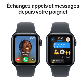 Watch SE boitier Minuit et bracelet Minuit