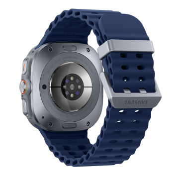 Samsung Galaxy Watch Ultra 2025 boitier Bleu Titane et bracelet Bleu