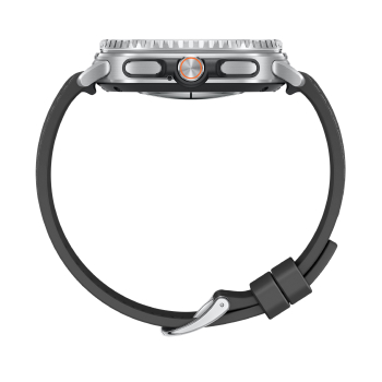 Samsung Galaxy Watch8 Classic boitier Argent et bracelet Noir