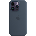 SFR-Coque silicone MagSafe Bleu Orage - iPhone 14 Pro