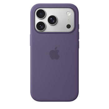 Coque silicone Magsafe brume violette pour iPhone 17 Pro
