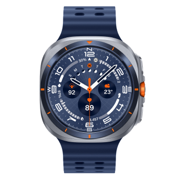 Samsung Galaxy Watch Ultra 2025 boitier Bleu Titane et bracelet Bleu