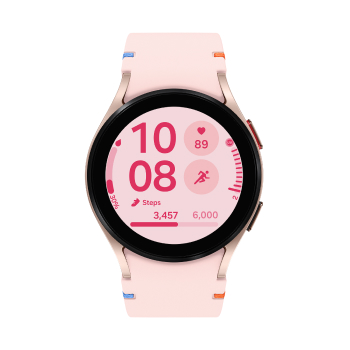 Samsung Galaxy Watch FE boitier Or Rose et bracelet Rose