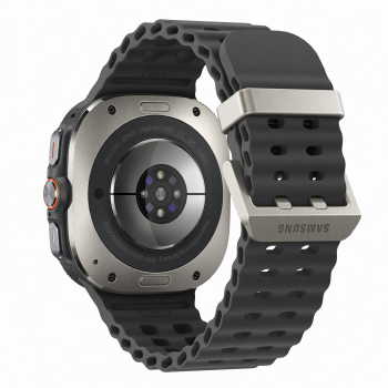 Samsung Galaxy Watch Ultra 2025 boitier Argent Titane et bracelet Argent