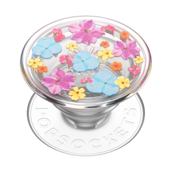 PopSockets - PopGrip transparent fleurs
