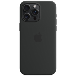 SFR-Coque silicone MagSafe noir pour iPhone 15 Pro Max
