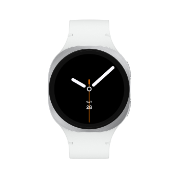 Samsung Galaxy Watch8 boitier Argent et bracelet Argent