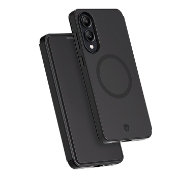 Etui folio Force Case GRS pour Samsung Galaxy S25 Edge noir