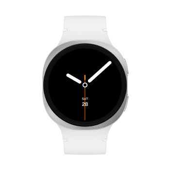 Samsung Galaxy Watch8 boitier Argent et bracelet Argent