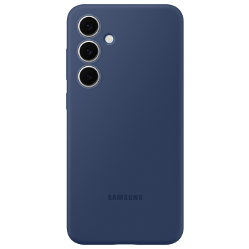 Coque silicone bleu pour Samsung Galaxy S24 FE