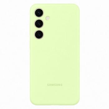 Coque en silicone vert clair pour Samsung Galaxy S24+