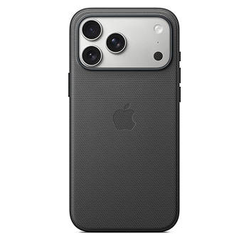 Coque en tissage technique avec MagSafe noir pour iPhone 17 Pro Max