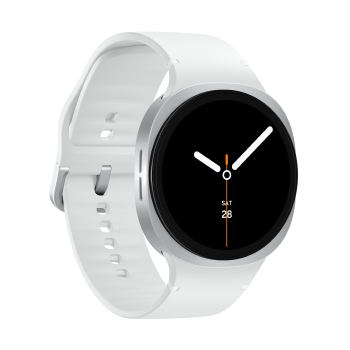 Samsung Galaxy Watch8 boitier Argent et bracelet Argent