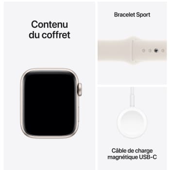 Watch SE boitier Lumière Stellaire et bracelet Lumière Stellaire