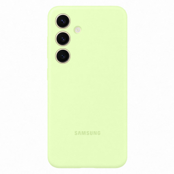 Coque en silicone vert clair pour Samsung Galaxy S24