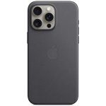 SFR-Coque en tissage fin MagSafe noir pour iPhone 15 Pro