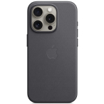 SFR-Coque en tissage fin MagSafe noir pour iPhone 15 Pro Max