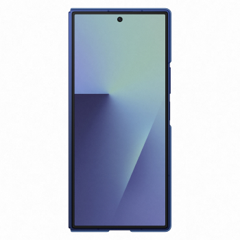 Coque silicone bleu marine avec lanière pour Samsung Galaxy Z Fold7 (+ film de protection)