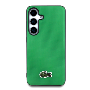 Coque Petit Piqué Lacoste vert pour Samsung Galaxy S25