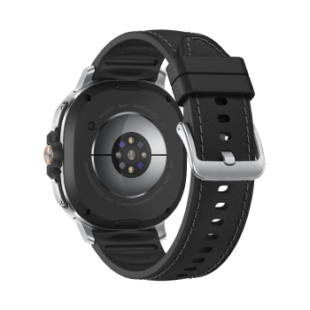 Samsung Galaxy Watch8 Classic boitier Argent et bracelet Noir